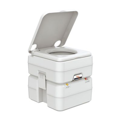 SEAFLO Portable Toilet for RV, Boat, and Camping (5.3 Gallon - Multifunctional)