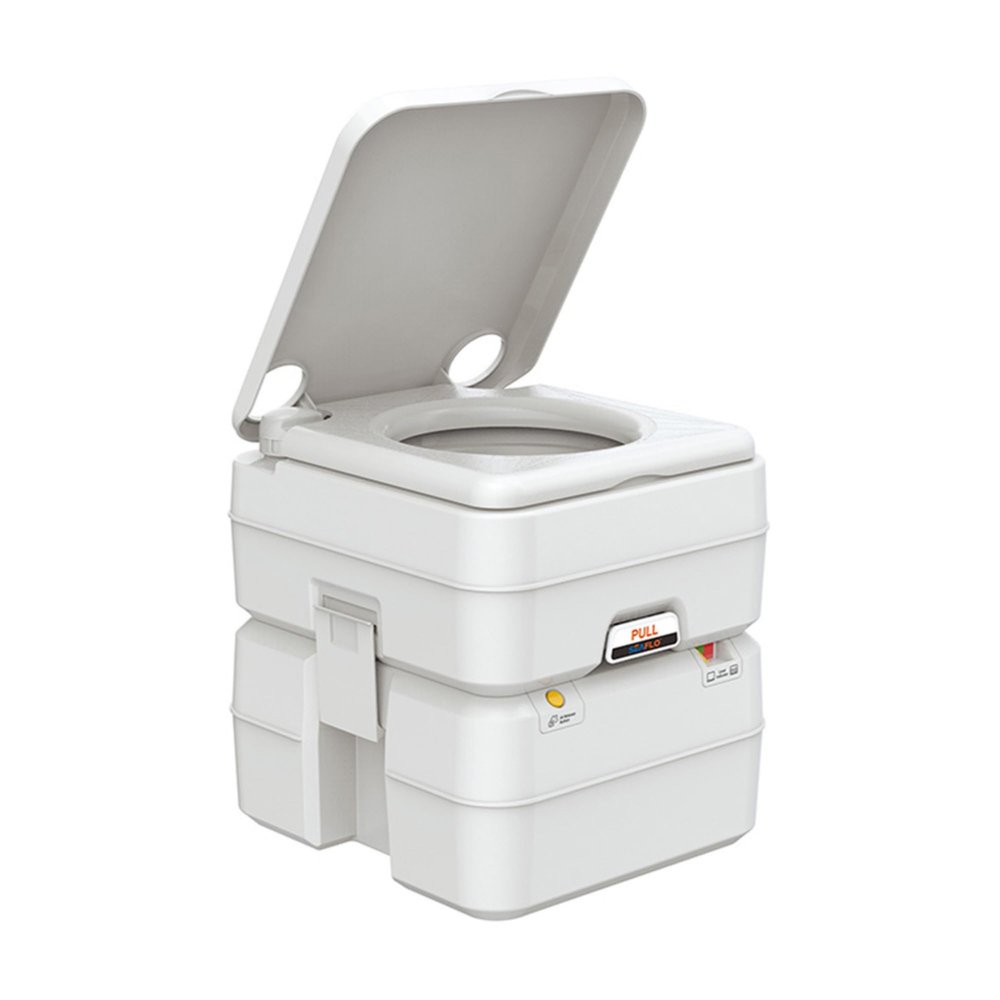 SEAFLO Portable Toilet for RV, Boat, and Camping (5.3 Gallon - Multifunctional)