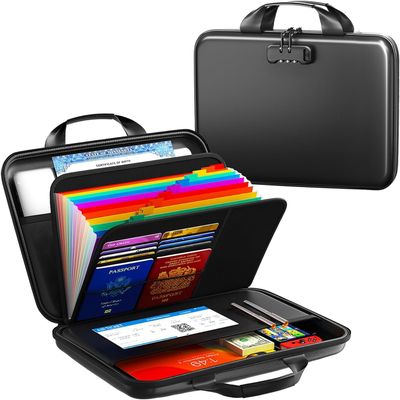 CapsLock Youth Soccer Bag -Fireproof Document Organizer wit, Volleyball & Football | Includes Water-Resistant Storage for Important Documents, Passport