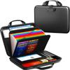 CapsLock Youth Soccer Bag -Fireproof Document Organizer wit, Volleyball & Football | Includes Water-Resistant Storage for Important Documents, Passport view 1