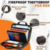 CapsLock Youth Soccer Bag -Fireproof Document Organizer wit, Volleyball & Football | Includes Water-Resistant Storage for Important Documents, Passport view 3