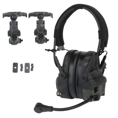 2 in 1 GEN 6 Noise Reduction Headset, Hunting Pickup Earmuff for OPS Core ARC and Wendy Helmet HeadPhone Mounted