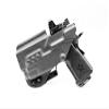 Model 1 Light Bearing Holster for Staccato CS - TLR7A, IWB, AIWB, Right & Left Hand (Left Hand W/Mag - Carbon Grey) view 2
