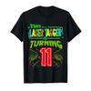 This Laser Tagger is Turning 11 Years Old Laser Tag Birthday T-Shirt, Men, Black, Large view 1