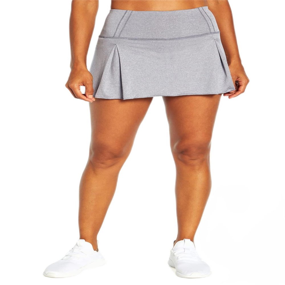 Marika Women's Kona High Rise Pocket Skort, H. Blue Granite, Medium