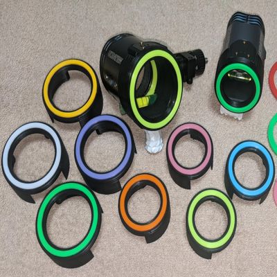 *** UV3 or UV3 XL Circle Attachment *** Scope Peep Centering Ring Ultraview 3 (Orange, UV3)