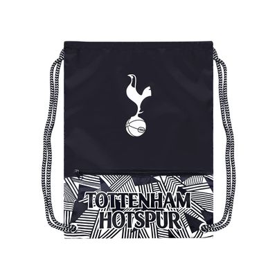 Icon Sports Fan Shop Soccer Club Team Logo Cinch Bag (Tottenham, Navy)