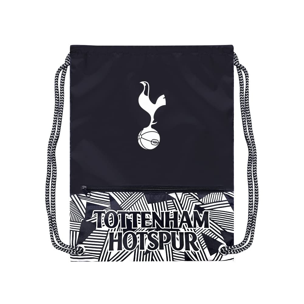 Icon Sports Fan Shop Soccer Club Team Logo Cinch Bag (Tottenham, Navy)