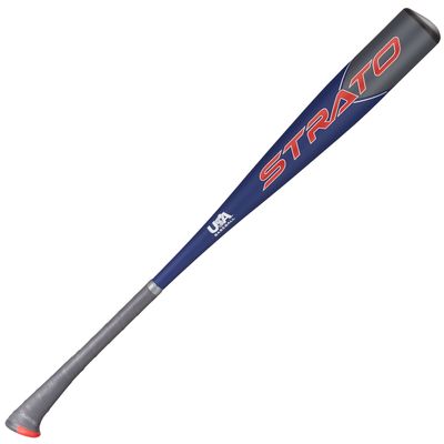 Axe Bat 2023 Strato (-10, 2-5/8") USA Baseball Bat, 1-Piece Alloy, Blue/Grey/Red (30" / 20 oz.)