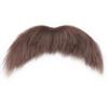 DIY Self Adhesive Fake Mustache Fake Beard Material Novelty Mustaches for Costume and Halloween Festival Party (Brown) view 1