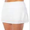 Marika Women's Standard Gracie High Rise Pocket Skort, White, Large view 2