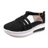 Sandals for Women Dressy Summer, Womens Closed Toe Sandals Wedge Espadrilles Casual Ankle Strap Platform Sandals Espadrilles Wedge Platform Casual Beach Outdoor Sandals Wedges Sandal Shoes view 2