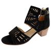 Wedge Sandals for Women Summer Dressy Open Toe Ankle Strap Platform Sandals Women Chunky Heel Outdoor Hollow Out Casual Orthopedic Sandals Comfortable Walking Shoes view 2