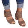 Wedge Sandals for Women Summer Dressy Open Toe Ankle Strap Platform Sandals Women Chunky Heel Outdoor Hollow Out Casual Orthopedic Sandals Comfortable Walking Shoes view 2