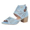 Wedge Sandals for Women Summer Dressy Open Toe Ankle Strap Platform Sandals Women Chunky Heel Outdoor Hollow Out Casual Orthopedic Sandals Comfortable Walking Shoes view 2