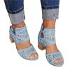 Wedge Sandals for Women Summer Dressy Open Toe Ankle Strap Platform Sandals Women Chunky Heel Outdoor Hollow Out Casual Orthopedic Sandals Comfortable Walking Shoes view 4