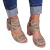 Wedge Sandals for Women Summer Dressy Open Toe Ankle Strap Platform Sandals Women Chunky Heel Outdoor Hollow Out Casual Orthopedic Sandals Comfortable Walking Shoes view 4