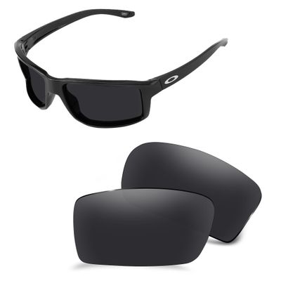 AOZAN ANSI Z87.1 Polarized Replacement Lenses For Oakley Gibston OO9449 Sunglasses - Onyx Black