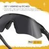 AOZAN ANSI Z87.1 Polarized Replacement Lenses For Oakley Gibston OO9449 Sunglasses - Onyx Black view 3