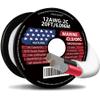 12 Gauge Duplex Marine Wire Tinned Copper Boat Cable, 20ft 12 AWG Standard USA OFC Oxygen Free Copper Wire for Outdoors/Automotive/Boat/Speakers/Solar/RV/Camper/Trailer view 1