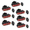 NineLeaf Smart Bike Alarm Taillight with Turn Signals and Automatic Brake Light, Waterproof Bicycle Horn with Remote Control, USB Rechargeable Rear Bike Tail Light for Night Riding, 7Pack view 1
