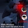 NineLeaf Smart Bike Alarm Taillight with Turn Signals and Automatic Brake Light, Waterproof Bicycle Horn with Remote Control, USB Rechargeable Rear Bike Tail Light for Night Riding, 7Pack view 2