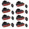 NineLeaf Smart Bike Alarm Taillight with Turn Signals and Automatic Brake Light, Waterproof Bicycle Horn with Remote Control, USB Rechargeable Rear Bike Tail Light for Night Riding, 8Pack view 1
