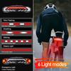 NineLeaf Smart Bike Alarm Taillight with Turn Signals and Automatic Brake Light, Waterproof Bicycle Horn with Remote Control, USB Rechargeable Rear Bike Tail Light for Night Riding, 8Pack view 4