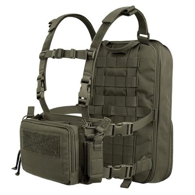 KRYDEX Tactical Expandable Backpack Molle and Tactical Chest Rig Combo RG