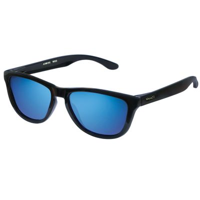 Abyss22 Polarized Sunglasses for Men and Women, for Driving, Finishing, UV Protection (Black Frame/Blue Mirror Lens)