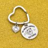7RVZM Raccoon Decor Raccoon Keychain - Spirit Animal Jewelry For Women Racoon Lover, Breeder, Mom, Dad Gift BFF Gift Raccoons Charm Jewelry view 3