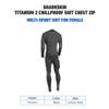 Sharkskin Titanium 2 Multi-Sport Suit for Women, Chillproof Chest Zip Suit with Thermal Protection, Lightweight and Breathable Suit, US2 view 2
