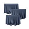 JEKE-DG Men's Breathable Modal Microfiber Trunks Breathable Microfiber Trunks Underwear Boxer Briefs Multipack (Large,Grey-3PC) view 1