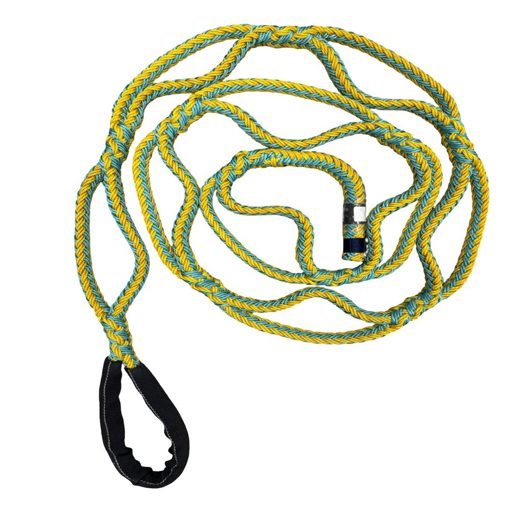 Arbo Space 3/4" LPX 12 Strand Polyester Hollow Braid Pluto Multi Sling 12' Works with a Portawrap and Rigging Block (12ft) Made in USA