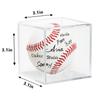 12 Pack Acrylic Baseball Display Case, Baseball Case for Display, UV Protected Baseball Display Cube, Autographed Baseball Clear Display Case - for Official Size Ball (12 Pack) view 3