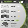 VOZAPOW Airsoft Goggles Anti Fog, Tactical Safety Goggles ANSI Z87+ Rating view 4