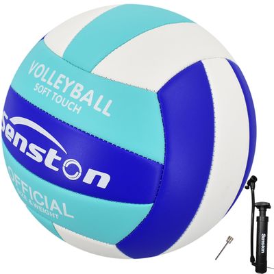 Senston Volleyball Official Size 5 Soft Waterproof for Indoor Outdoor Beach