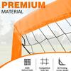 BOHEN 6x4FT Portable Soccer Goal for Kids Backyard with Carry Bag - Easy Folding Lightweight Fun for Outdoor Indoor Training Games for Teen Youth Adult (Orange, 6x4FT, 2 Pack) view 3