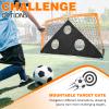BOHEN 6x4FT Portable Soccer Goal for Kids Backyard with Carry Bag - Easy Folding Lightweight Fun for Outdoor Indoor Training Games for Teen Youth Adult (Orange, 6x4FT, 2 Pack) view 4
