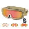 VOZAPOW Airsoft Goggles Anti Fog with ANSI Z87.1 Certified, Safety Goggles Impact Resistant, Tactical Shooting Glasses view 1