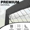 BOHEN 6x4FT Portable Soccer Goal for Kids Backyard with Carry Bag - Easy Folding Lightweight Fun for Outdoor Indoor Training Games for Teen Youth Adult (Black, 6x4FT, 2 Pack) view 3