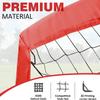 BOHEN 6x4FT Portable Soccer Goal for Kids Backyard with Carry Bag - Easy Folding Lightweight Fun for Outdoor Indoor Training Games for Teen Youth Adult (Red, 6x4FT, 2 Pack) view 3