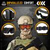 VOZAPOW Airsoft Goggles Anti Fog with ANSI Z87.1 Certified, Safety Goggles Impact Resistant, Tactical Shooting Glasses view 3