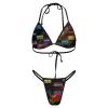 TAIZIYEAH Jamaica Flag Swimsuit Women Two Piece Swimwear Bathing Suit Bikini Swimsuit Swimsuit Set Comfortable XS view 4