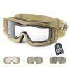 VOZAPOW Airsoft Goggles Anti Fog with ANSI Z87.1 Certified, Safety Goggles Impact Resistant, Tactical Shooting Glasses view 1
