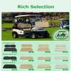 ILVGOLF Front Seat Bottom Cushion Assembly for EZGO TXT 1994-up, Golf Cart Front Seat Cushion, Tan, Single Replacement Cushion view 3