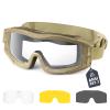 VOZAPOW Airsoft Goggles Anti Fog with ANSI Z87.1 Certified, Safety Goggles Impact Resistant, Tactical Shooting Glasses view 1