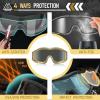 VOZAPOW Airsoft Goggles Anti Fog with ANSI Z87.1 Certified, Safety Goggles Impact Resistant, Tactical Shooting Glasses view 2
