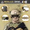 VOZAPOW Airsoft Goggles Anti Fog with ANSI Z87.1 Certified, Safety Goggles Impact Resistant, Tactical Shooting Glasses view 3