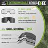 VOZAPOW Airsoft Goggles Anti Fog with ANSI Z87.1 Certified, Safety Goggles Impact Resistant, Tactical Shooting Glasses view 4